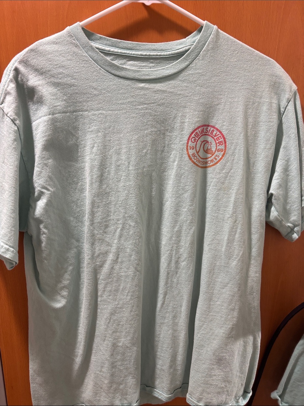 Quiksilver Light Mint Short Sleeve Logo Tee